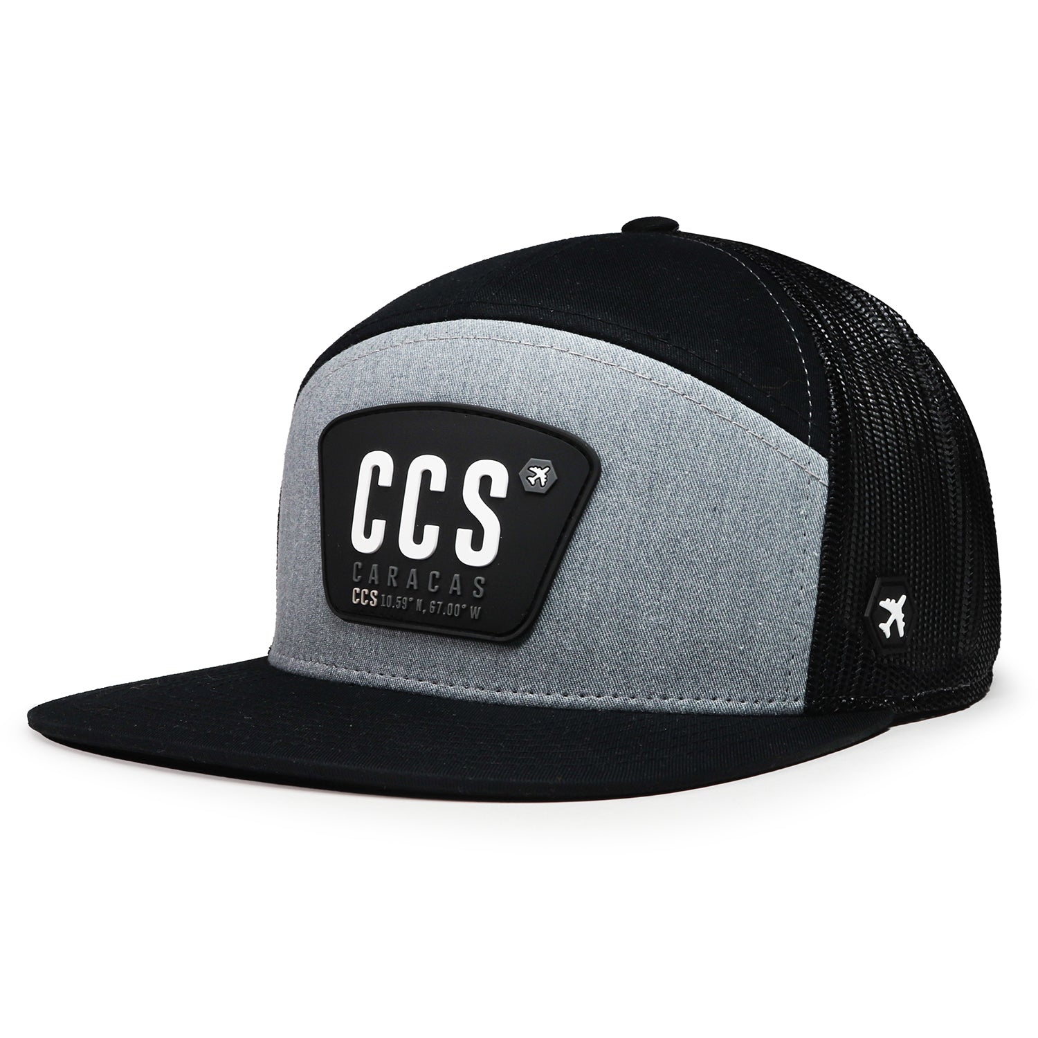 VZLA 7 Panel CCS - Heather Black