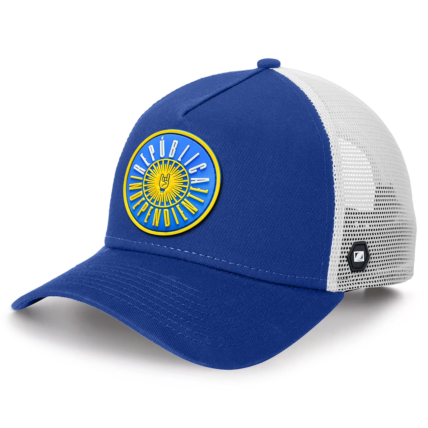 República Independiente⚡New Era Trucker Royal/White