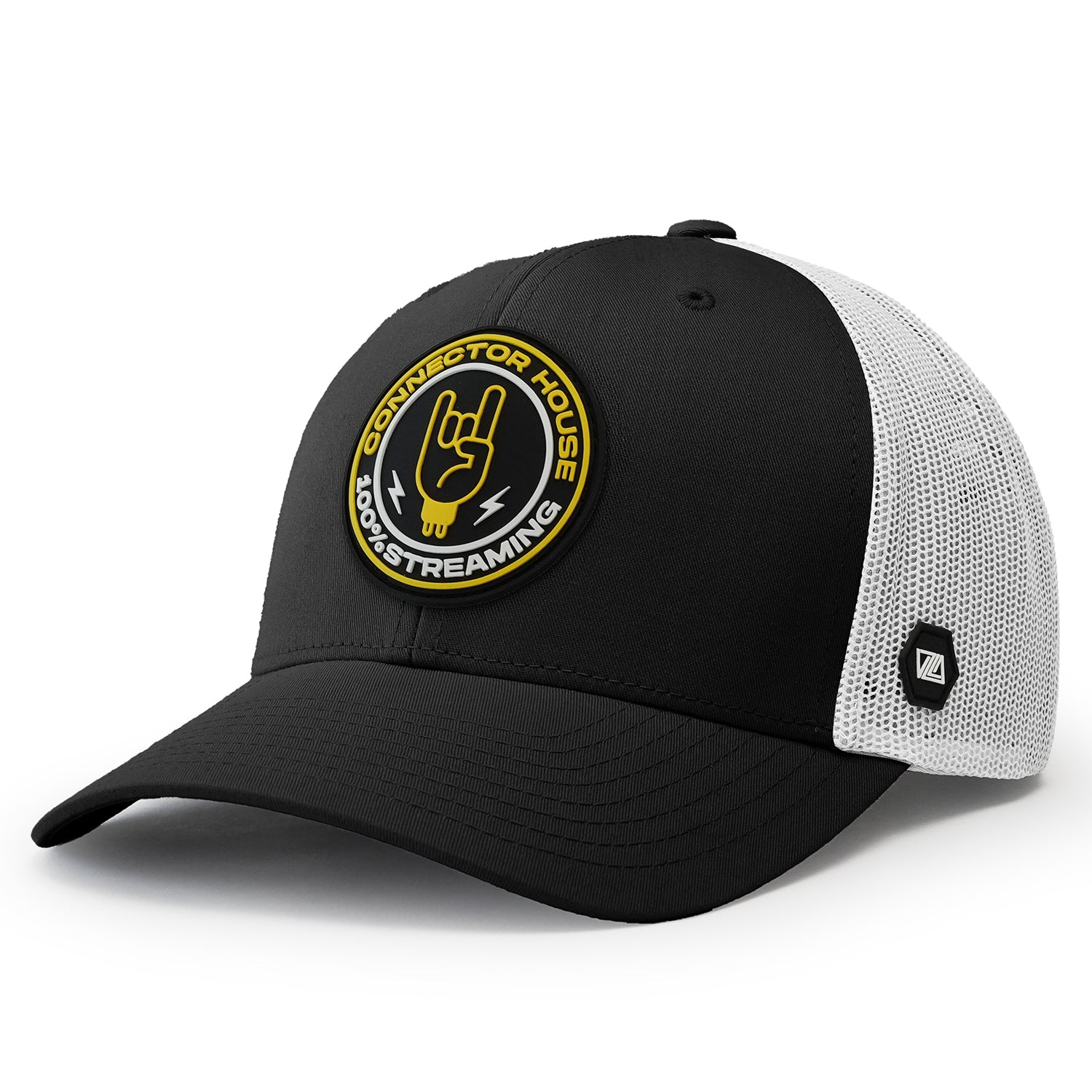 Connector House Trucker Hat Black
