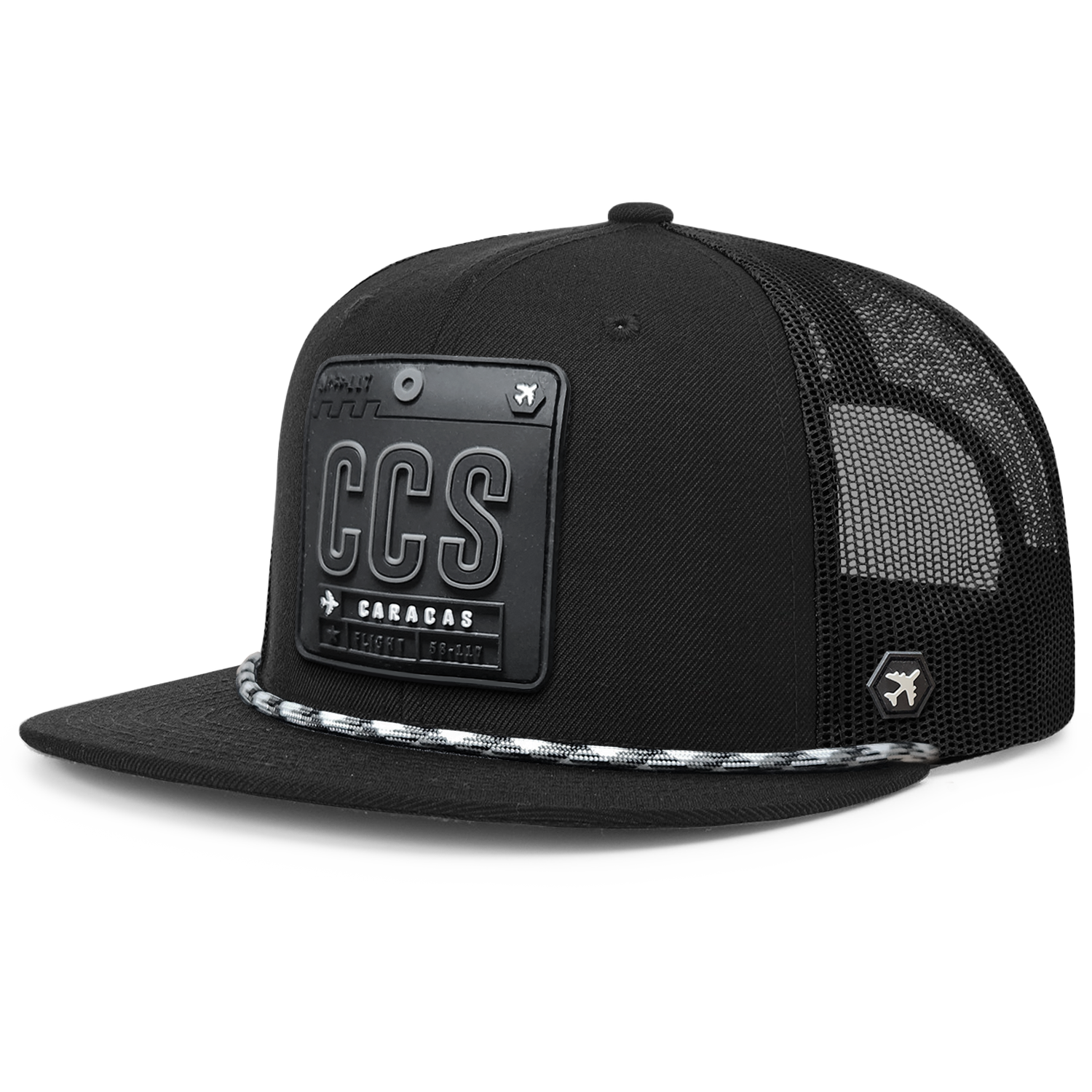 CCS - Caracas Monochromatic Flat Rope Trucker