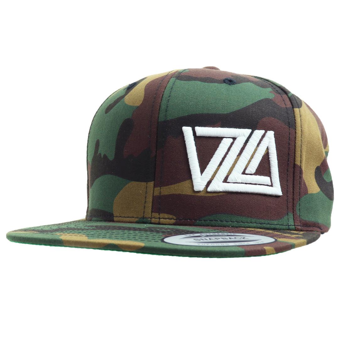 VZLA Flat Bill Snapback Hat (Camouflage)