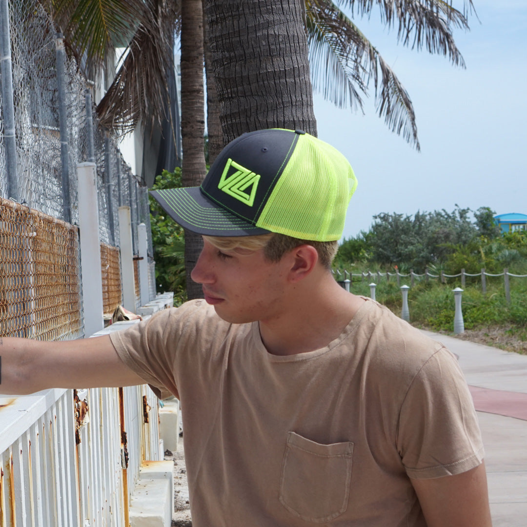 VZLA Trucker Hat (Neon Green)