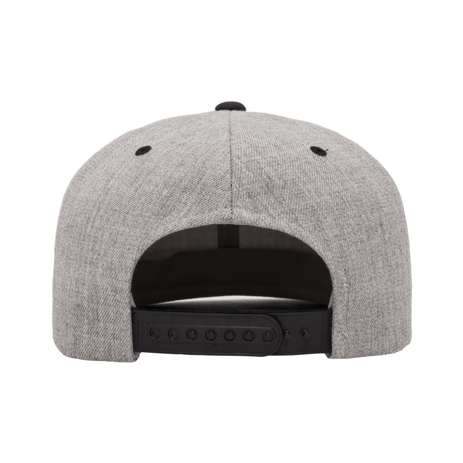 VZLA Flat Bill Snapback Hat - Heather Black 2.0