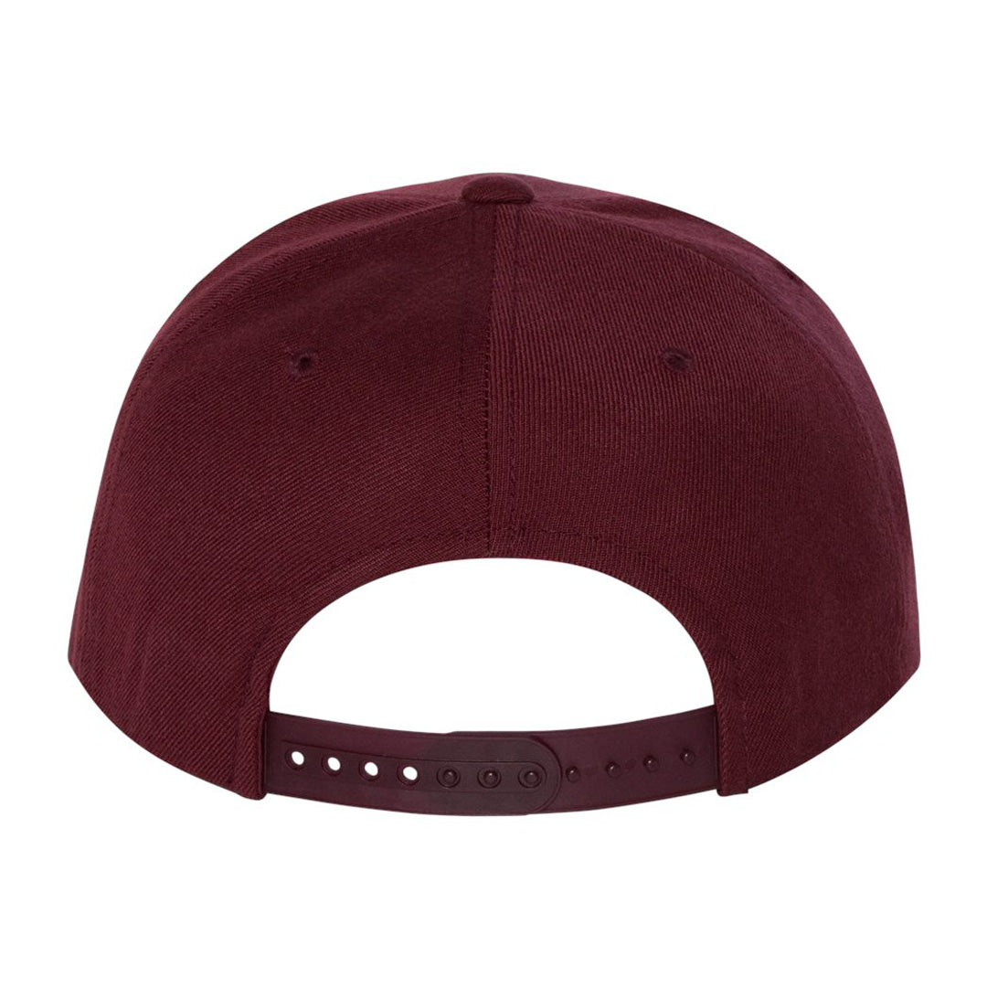 VZLA Flat Bill Snapback Hat (Vinotinto 2.0)
