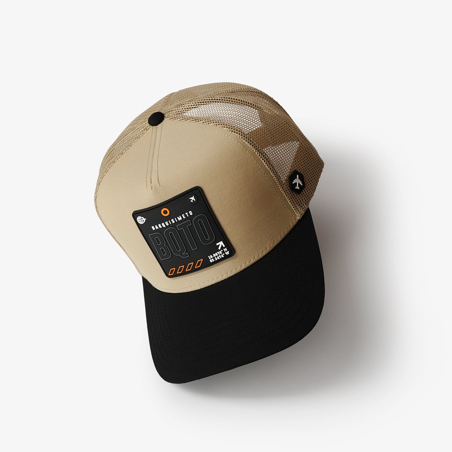 Barquisimeto Canvas Trucker Hat - Black/Khaki