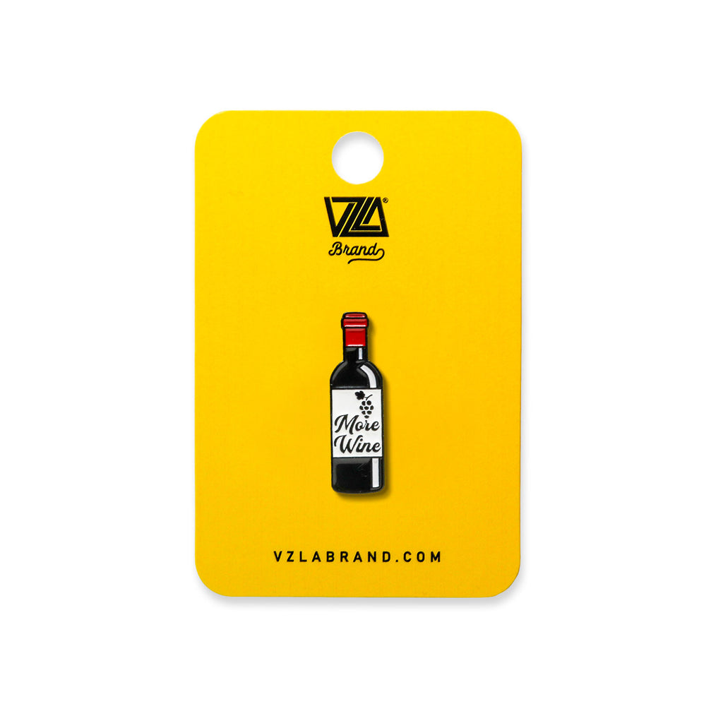 VZLA Red Wine Bottle Pin