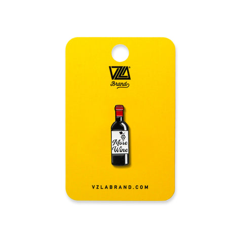 VZLA Red Wine Bottle Pin