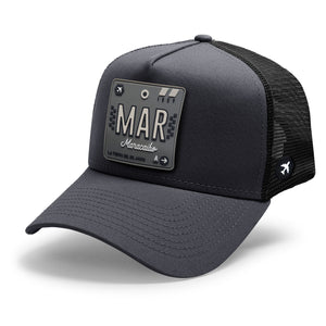 Open image in slideshow, NEW ERA⚡MAR - Maracaibo Grey Trucker Hat
