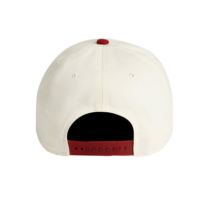 VZLA 3D Frame Cap - Natural/Maroon