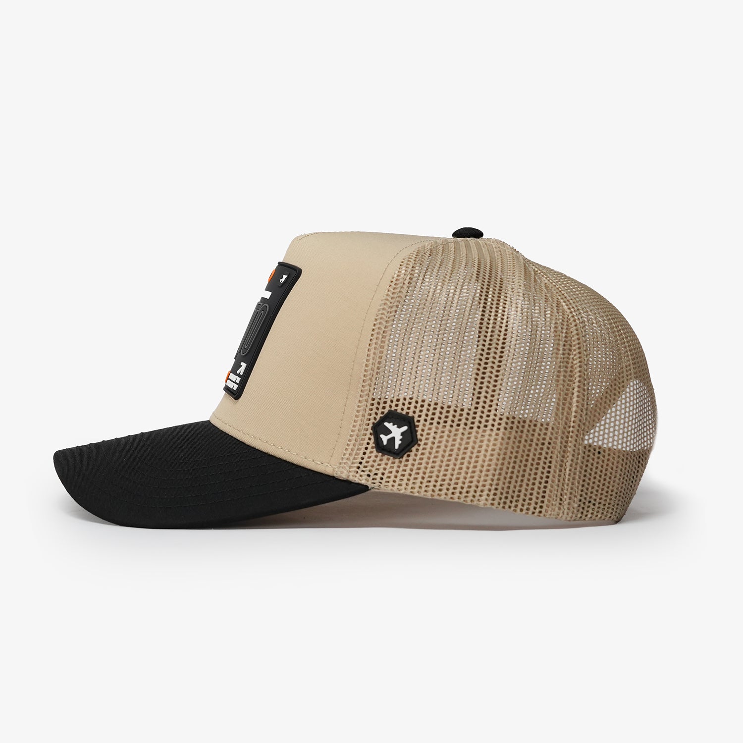 Barquisimeto Canvas Trucker Hat - Black/Khaki