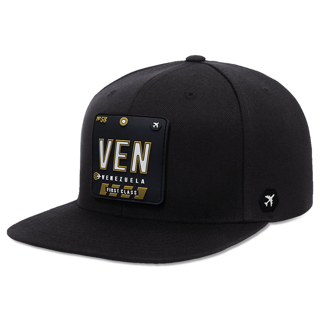 VEN - Venezuela Flat Snapback Black
