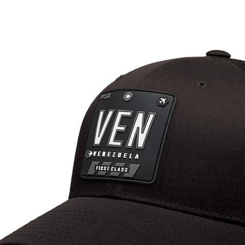 VEN - Venezuela Trucker Hat Black/Black