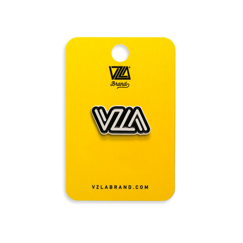 VZLA logo Black & White Pin