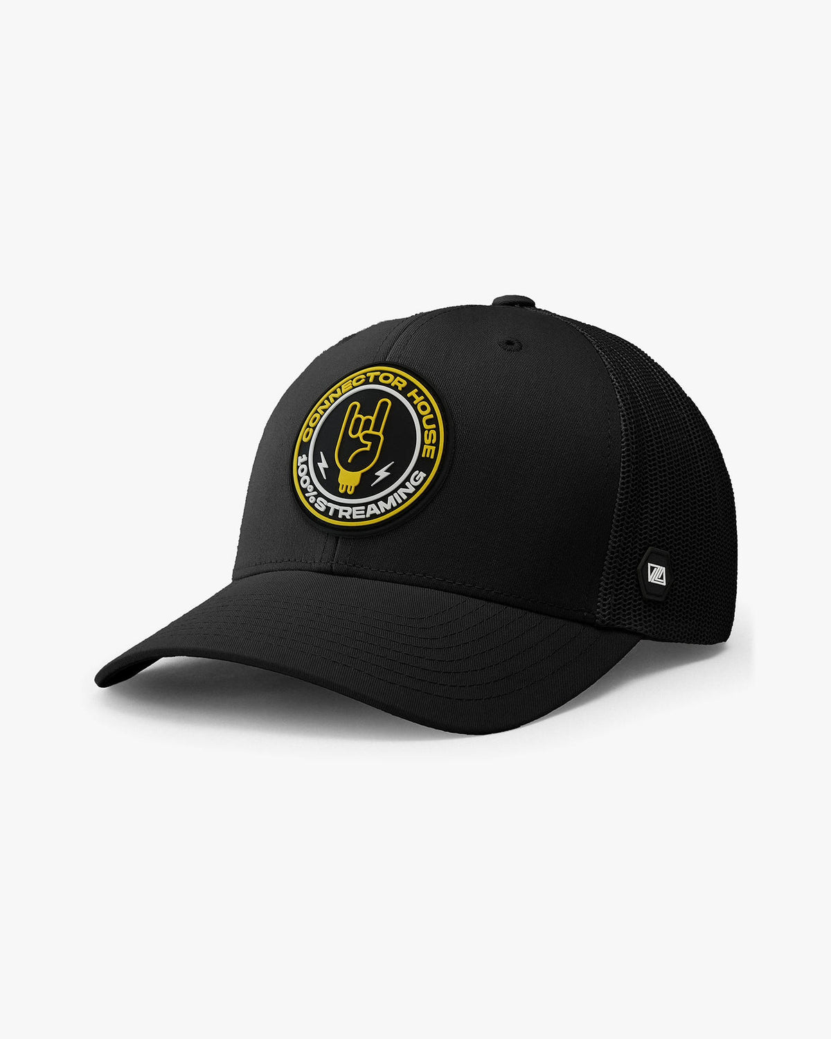 Connector House Trucker Hat Black