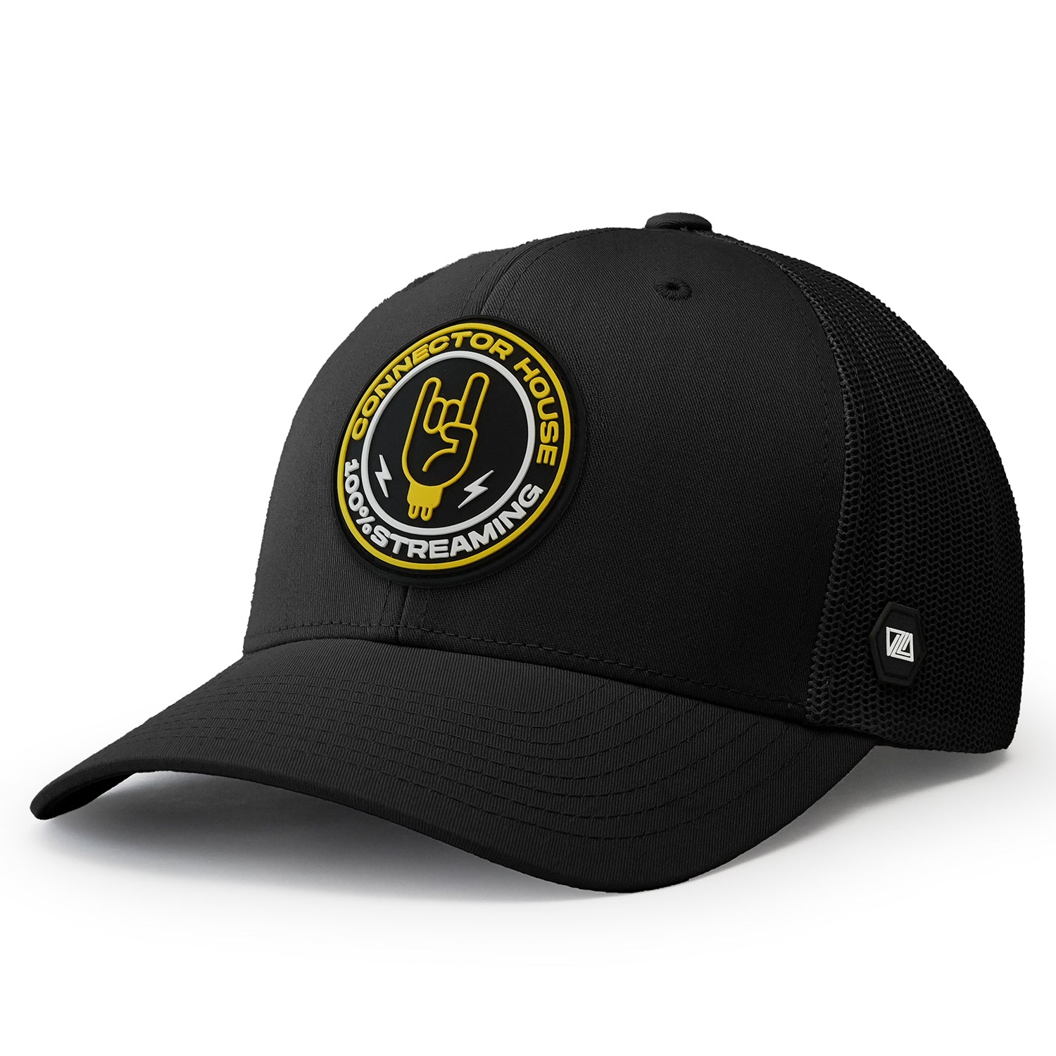 Connector House Trucker Hat Black