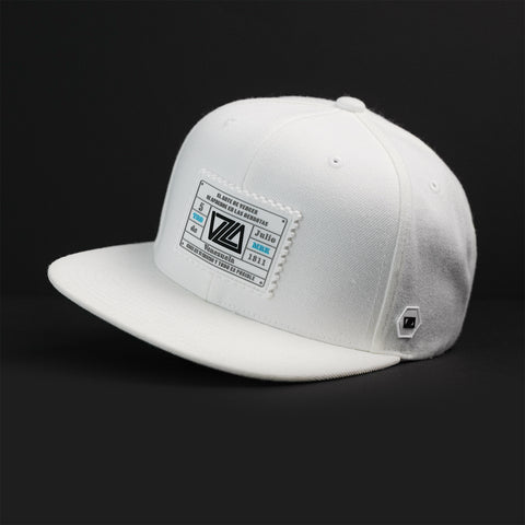 VZLA White Snapback Hat - 5 de Julio