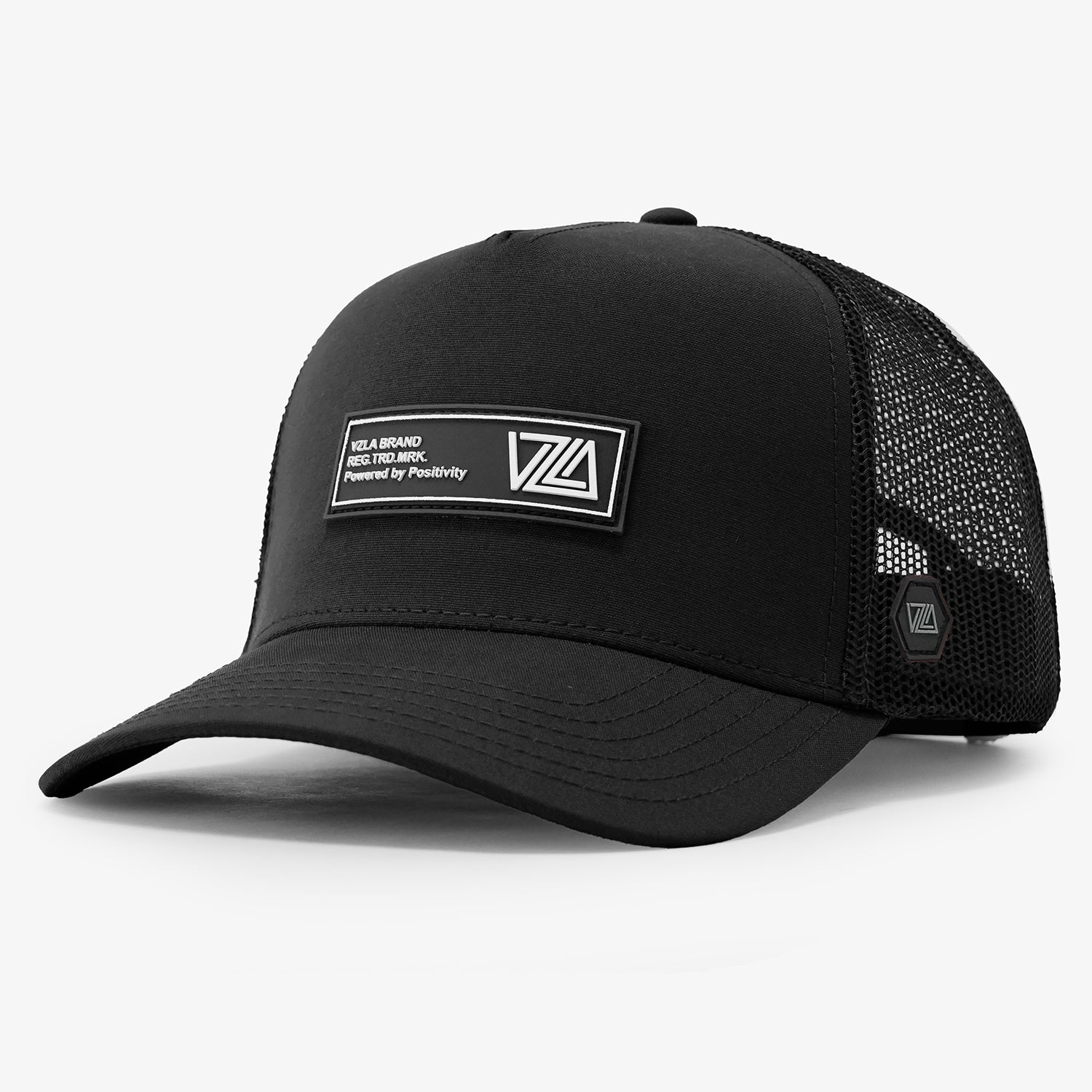 VZLA Atelier Canvas Trucker Hat - Black
