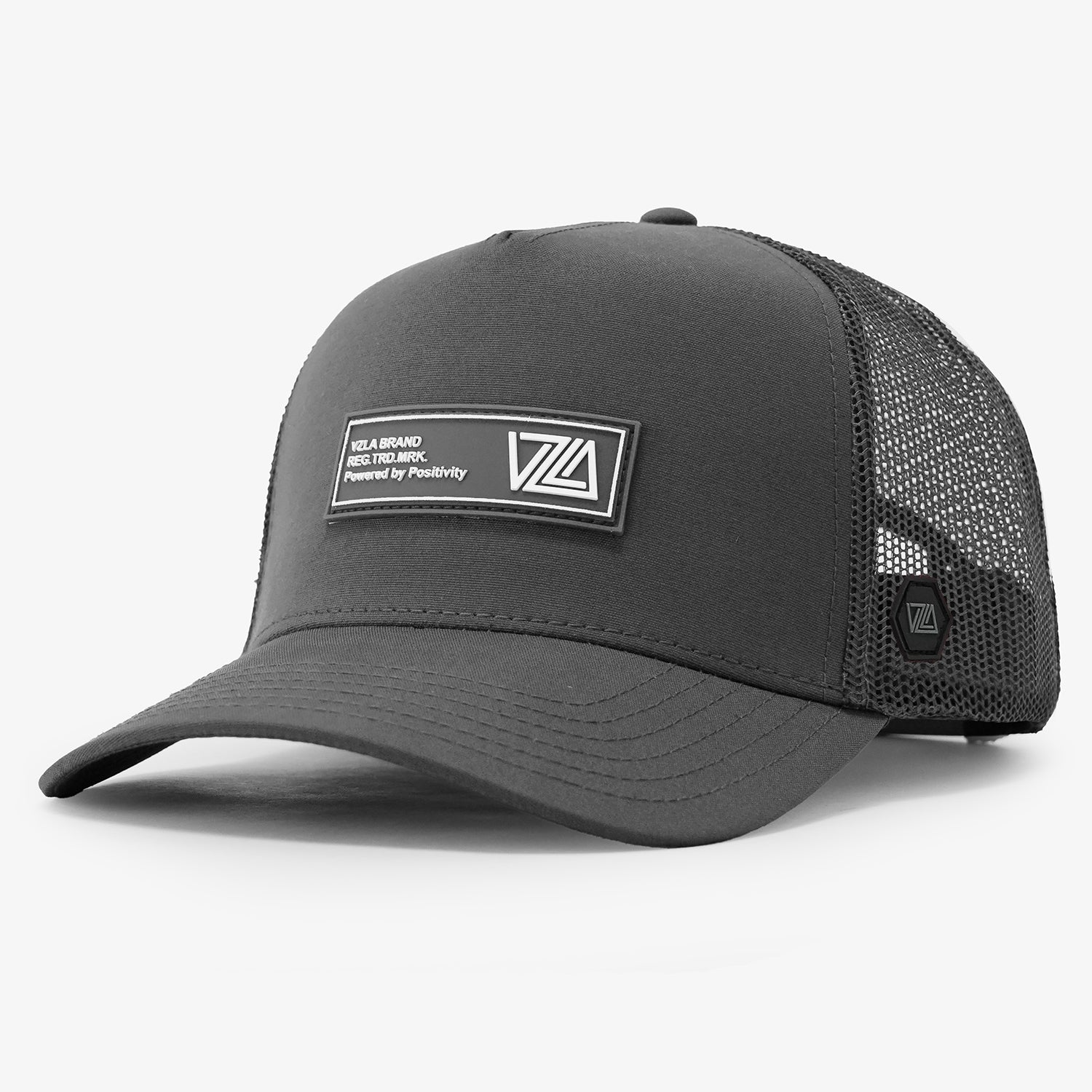 VZLA Atelier Canvas Trucker Hat - Charcoal