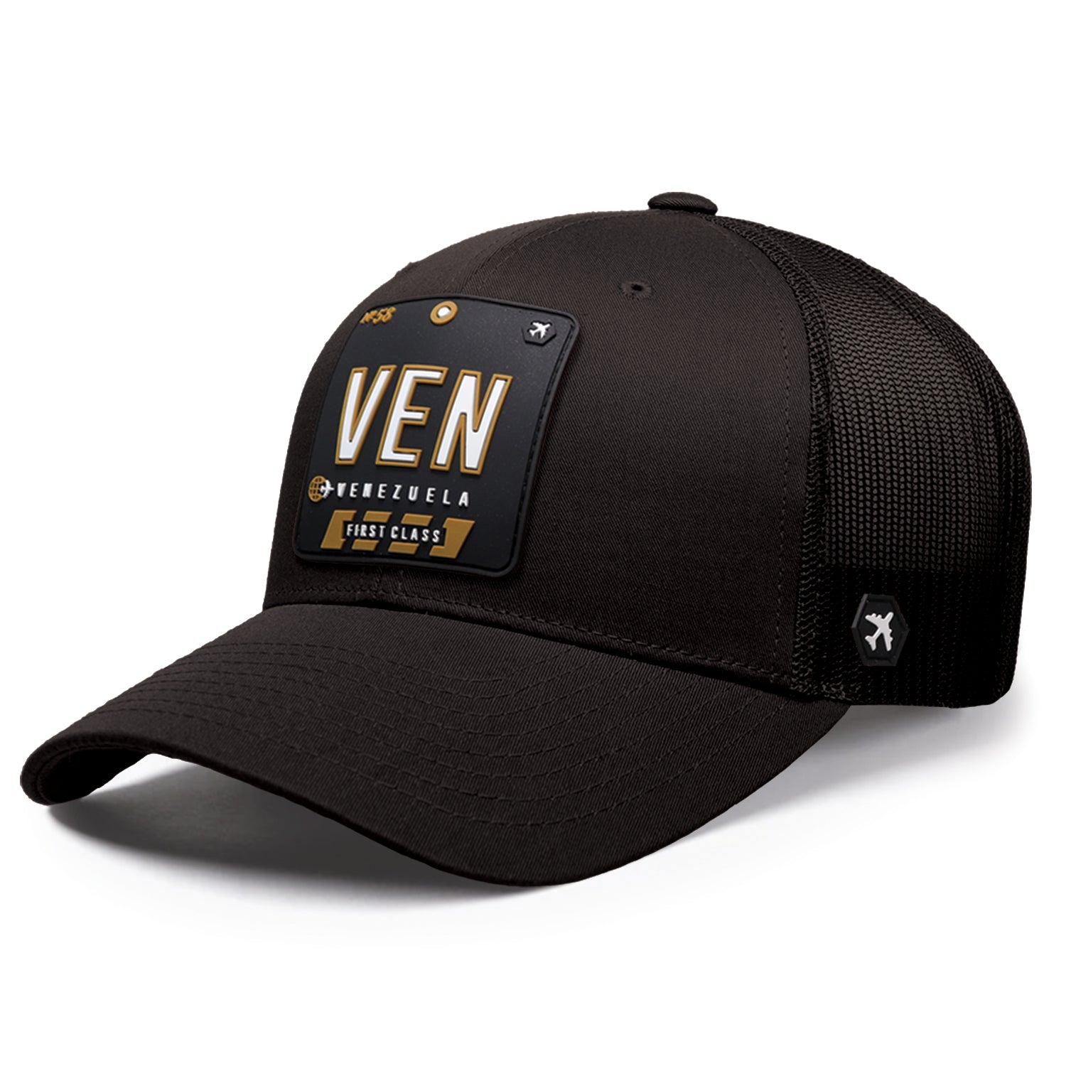 VEN - Venezuela Trucker Hat Black