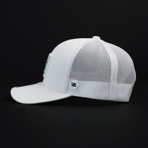 VZLA White Trucker Hat - 5 de Julio