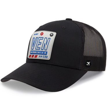 VEN - Venezuela Trucker Hat Black/Snow