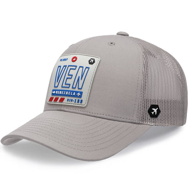 VEN - Venezuela Trucker Hat Silver/Snow