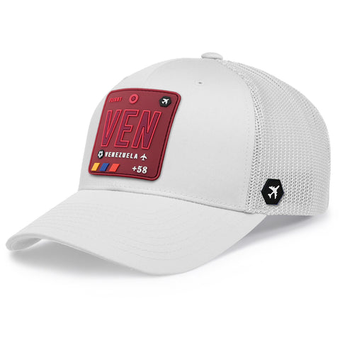 VEN - Venezuela Trucker Hat Blanca/Vinotinto