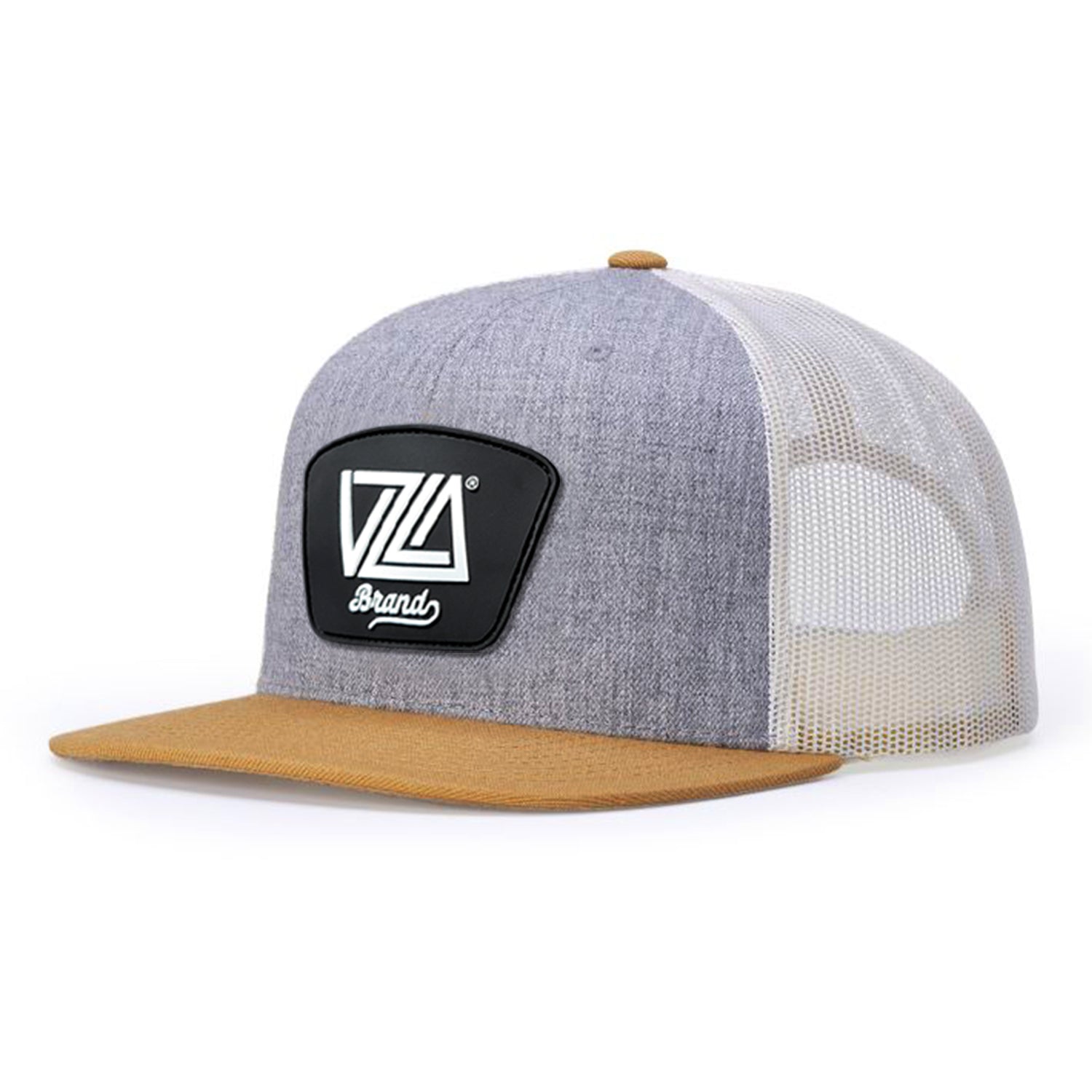 VZLA Blonde Flat Bill Trucker Hat