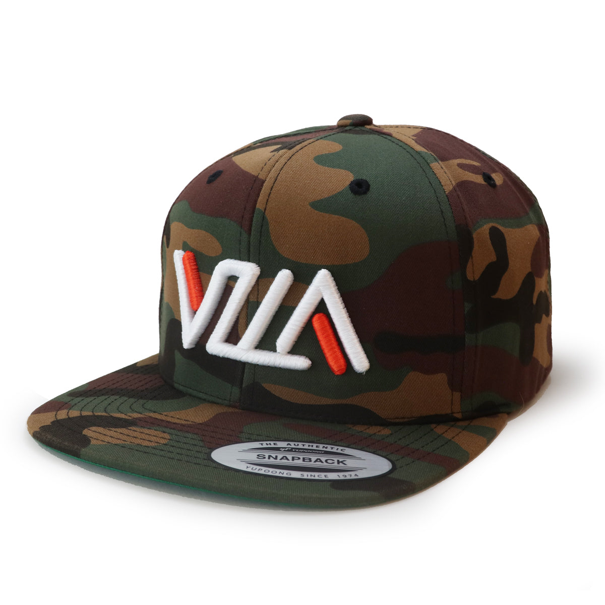 VZLA Flat Bill Snapback Hat (CAMO)