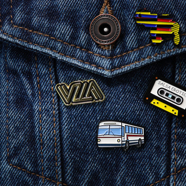 VZLA Golden Logo Pin