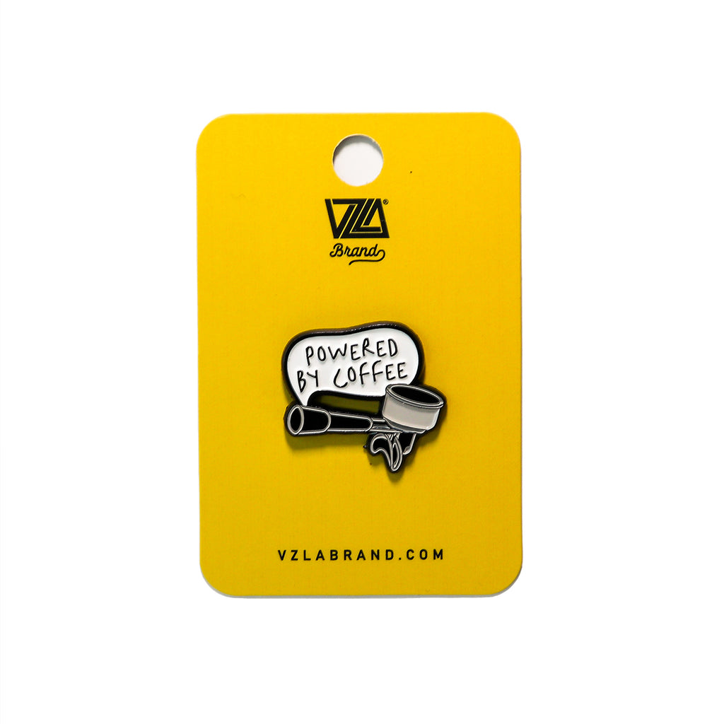 VZLA Powered by Coffee Pin