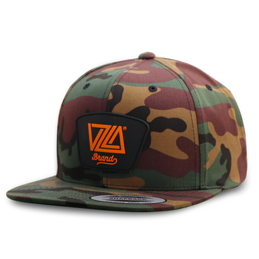 VZLA Flat Bill Snapback Hat - Camo 2.0