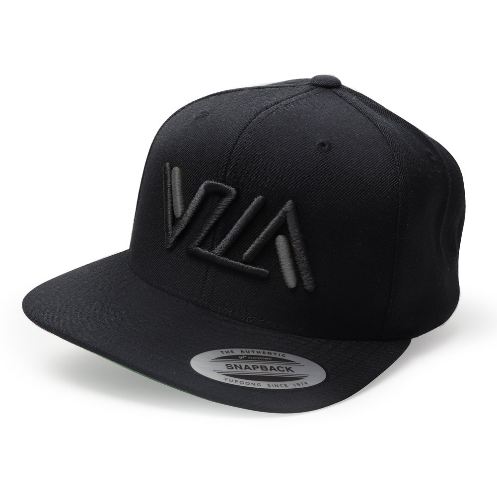 VZLA BLK Flat Bill Snapback Hat