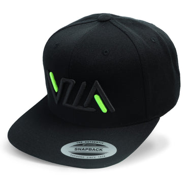 VZLA Black - Energy Flat Bill Snapback Hat