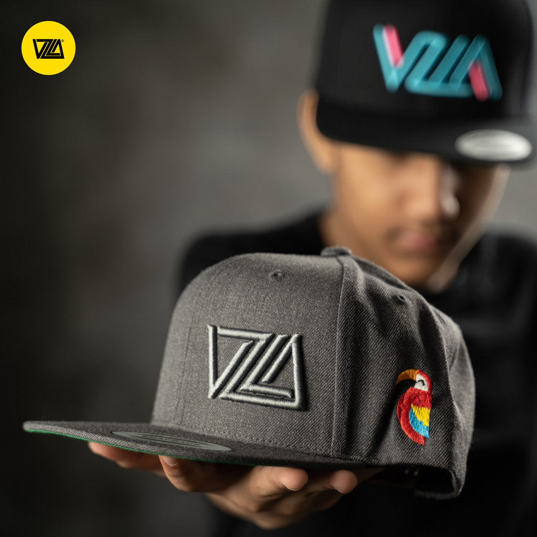 VZLA Flat Bill Snapback Hat (Guacamaya)