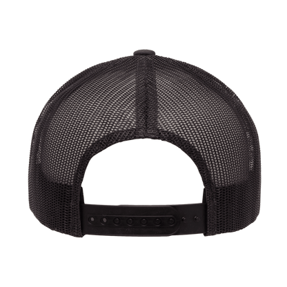 VZLA Coal Trucker Hat Leather Patch