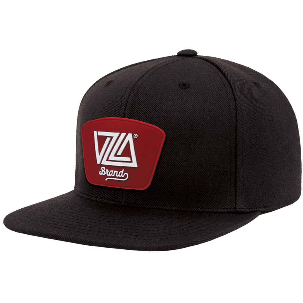 VZLA Flat Snapback Black/Red