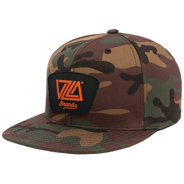 VZLA Flat Bill Snapback Hat - Camo 2.0