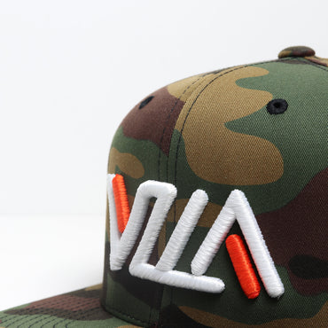 VZLA Flat Bill Snapback Hat (CAMO)